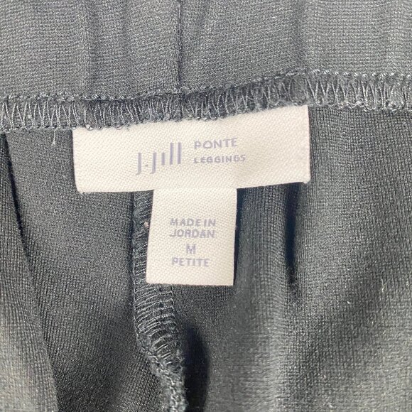 J. Jill Ponte Leggings Women's Size Medium Petite Black - Picture 7 of 12